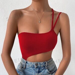 NWT SHEIN RED BODYSUIT